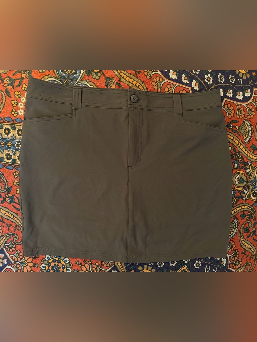 Eddie Bauer Skort Outdoor Activewear Dark Gray Hiking / Everyday